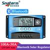 MPPT Solar Charge Controller 30A 40A 50A 60A 100A 12V 24V Auto Dual USB Load Discharger Solar Panel Regulator LCD Display