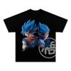 Dragon Ball Son Goku Vegeta Anime Printing T-shirt Men's Clothing Women's 2026 Summer New Harajuku Cotton Short Sleeve T Shirt