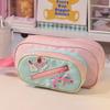 Cartoon 3 Layers Pencil Bag Aesthetic Stationery Storage Bag  School Office