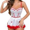 New European and American Style Lingerie Nurse Uniform Seduction Couple Woman