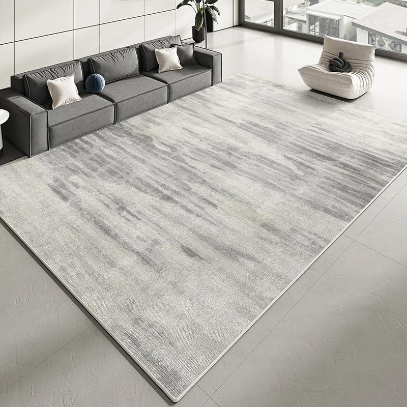 VIKAMA Modern Minimalist Living Room Carpet, Sofa Coffee Table Easy-to-Care Floor Mat, Bedroom Cloakroom Carpet, Home Decoration