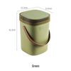 12L Household Trash Can with Lid
