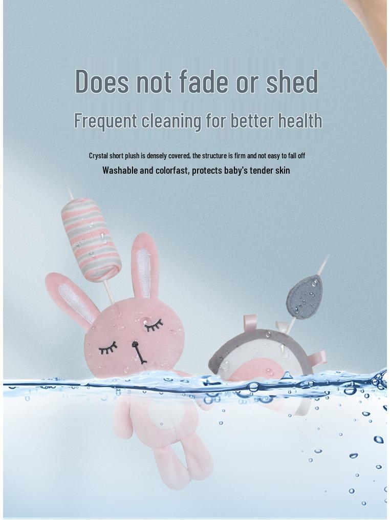 Aipinqi Baby Pink Animal Wind Chime Pendant Toy for Strollers