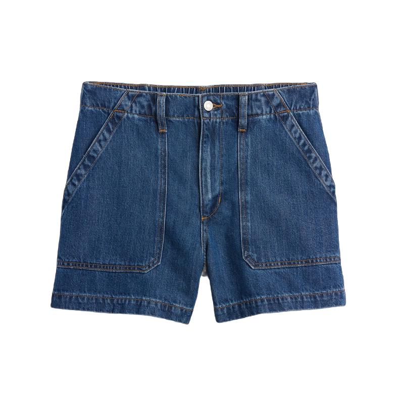 GAP Women s 2026 Spring Cotton Lyocell Blend Large Pocket Denim Shorts XXS US (XS Asia)