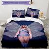 3pcs Taylor Swift Pattern Bedding Set Duvet Cover Set Includes Duvet Cover &pillowcases, Perfect All Season Bedroom Decoration & Gift