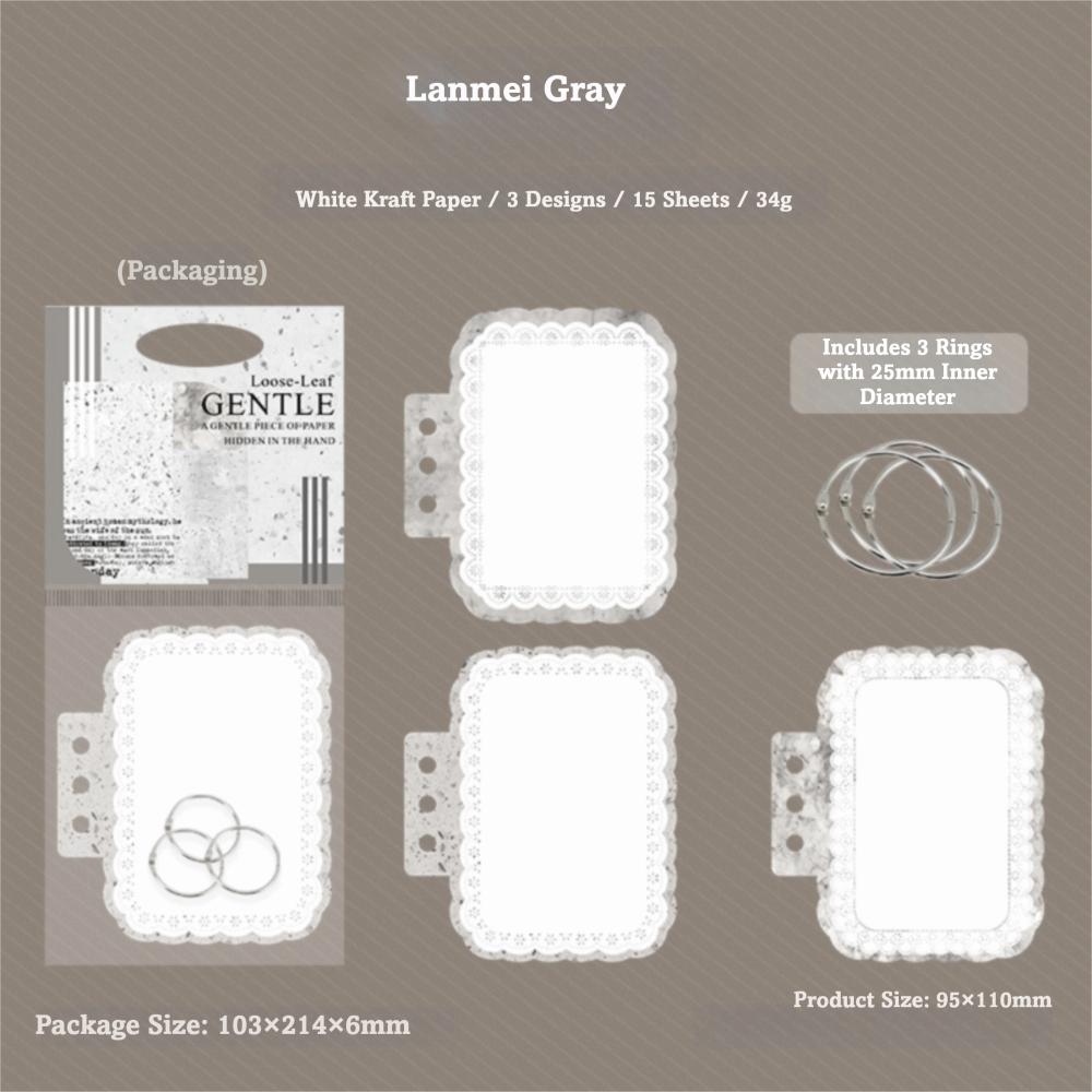 

Набор из 15 шт. Элегантный винтажный журнал GO Дизайн кружева Крафт-бумага Дневник Альбом Материалы Материалы для ведения журнала Изготовление альбома