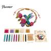 Bead Embroidery Craft Set DIY Beaded Bracelet Making Kit, Beginner-Friendly Animal Unique Jewelry Crafting Beadwork for Adults, Lovers Creative
