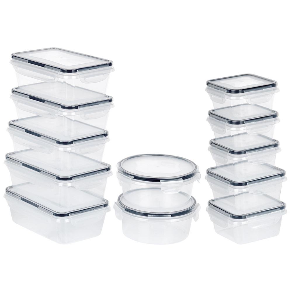 12x Airtight Kitchen Food Containers with Seal Container Set