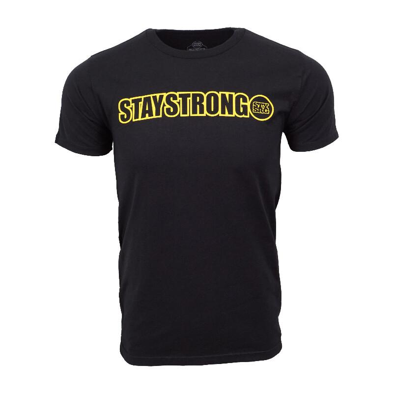 Bleib Stark Kleidung Unisex Schwarz T-Shirt