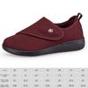 Diabetic Shoes for Women Wide Width Walking Sneakers Adjustable Closure Slip-on Mother Shoes for Elderly Swollen Feet Outdoor