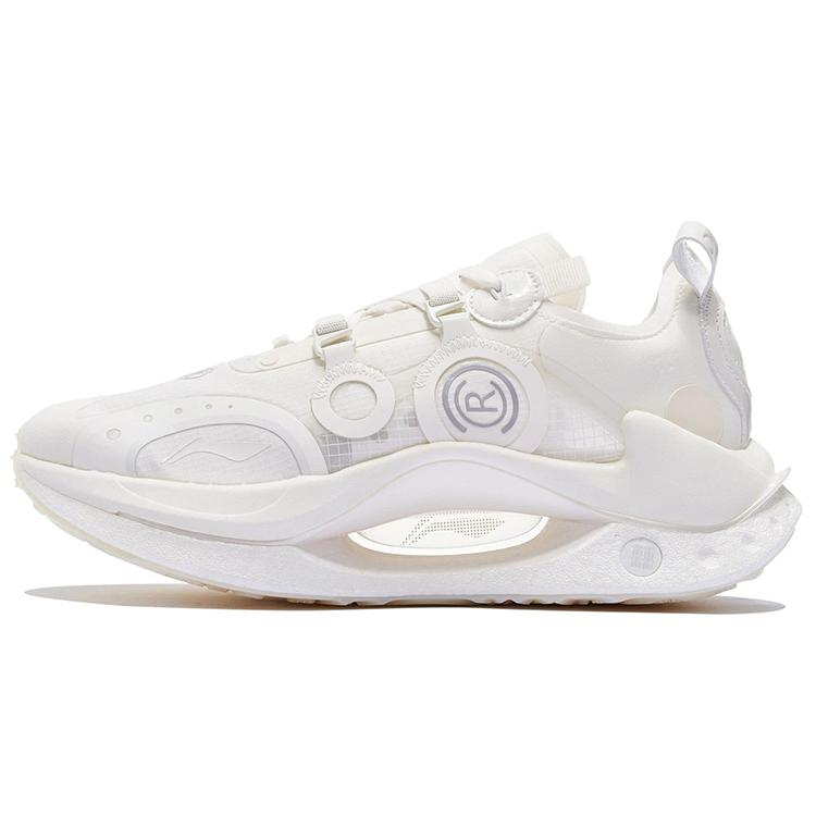 New LiNing Jueying CRC Cushioning Anti Slip Wear Resistant Breathability Low Top Sports Casual Shoes Men's White AZGS083-1