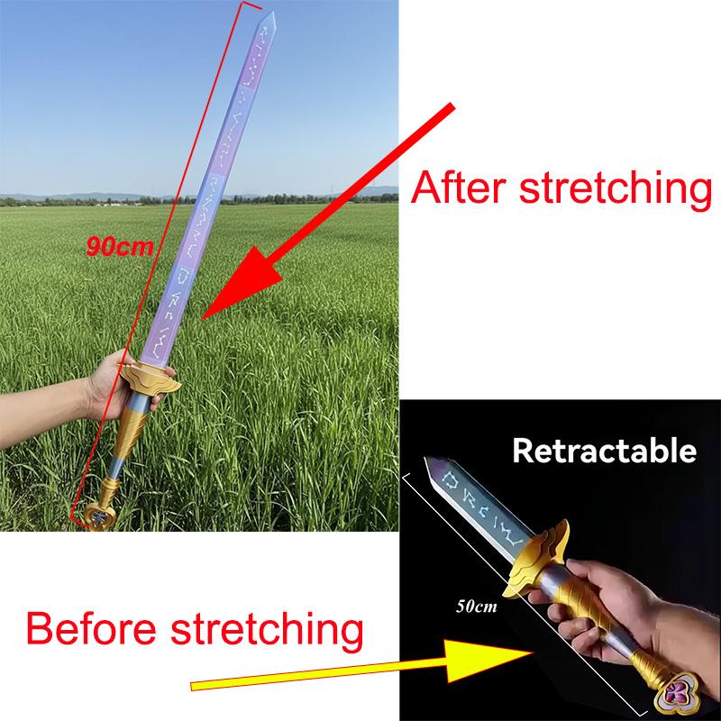 Rumi Demon Hunters Cosplay Lights Sword Weapons Roleplay Props for Girl Group Idol Halloween Carnival Costume Accessories