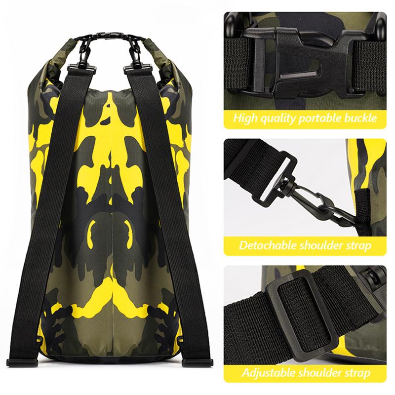 Waterproof Dry Bag 30L 20L 15L 10L 5L For Kayak Swimming Trekking Boating Floating Gym Bags Beach Accessories Rafting Bag