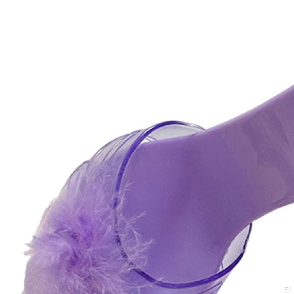 Princess Dress up Shoes 1 Pair Versatile Jelly Sandals for Girls Pretend Play Beach Cosplay