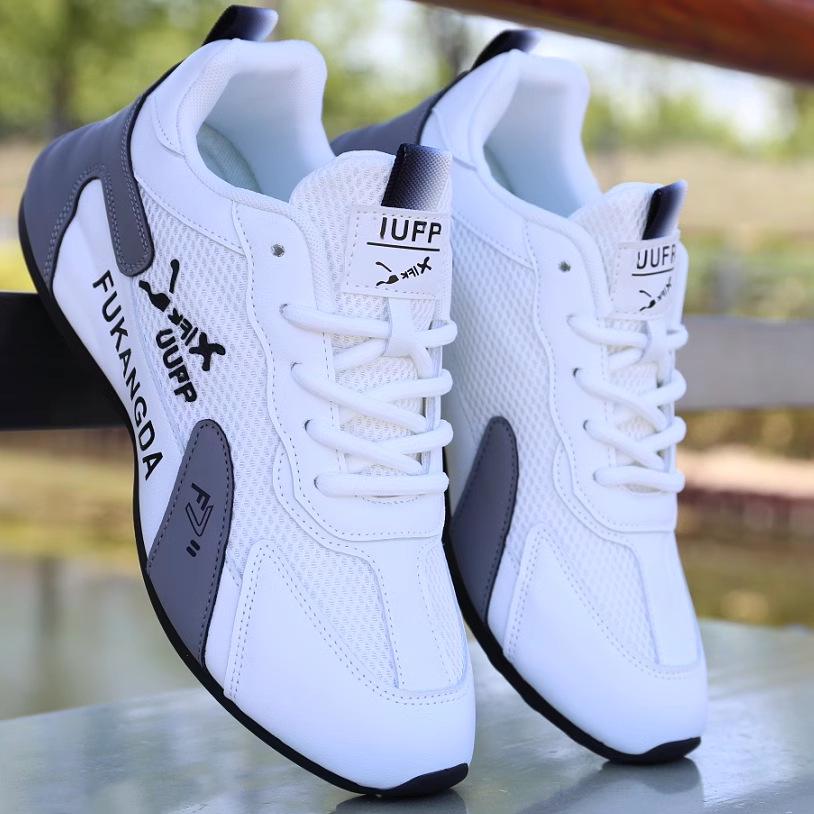 Men's Breathable Mesh Casual Shoes - Lightweight, Soft Sole, Trendy Running Sneakers for Autumn