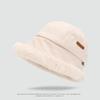 Warm Plus Velvet Panama Hat Wide Brim Winter Fisherman Hat Creative Fluffy Fur Bucket Hat  Lady