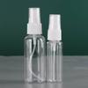 Transparent Pet Spray Bottle With Press Down Nozzle For Hand Sanitizer And Cosmetics