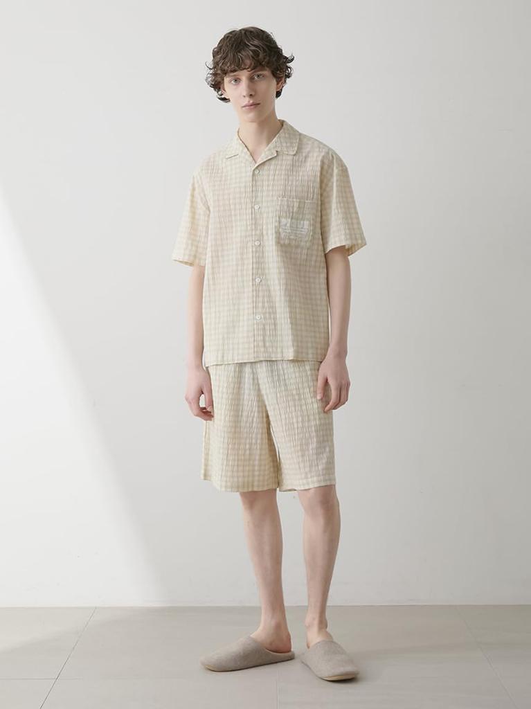 Gelato Pique HOMME Shorts PHFP252957BEGL Multi-Check