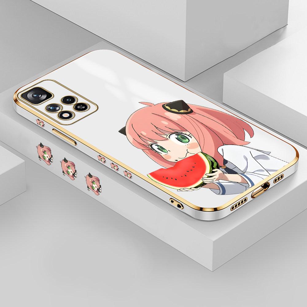 For Redmi Note 13 Pro 12 Pro 12S 11 Pro 11S 10S OPPO A38 A77s A96 Realme C33 C65 OnePlus Soft TPU Full Lens Protect Cute Girl Shockproof Case