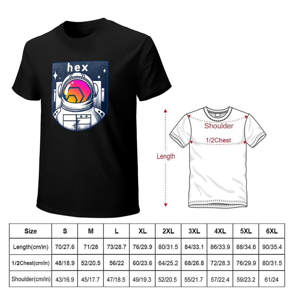 HEX Moon Man TShirt cute tops blanks street wear anime black tshirts for men