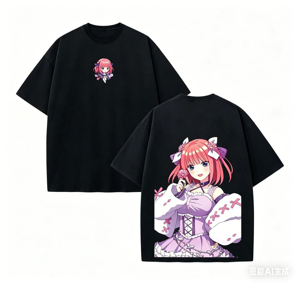 The Quintessential Quintuplets Nino Nakano Classic Cotton TShirt New Personalized Clothing Loose Fit AllSeason