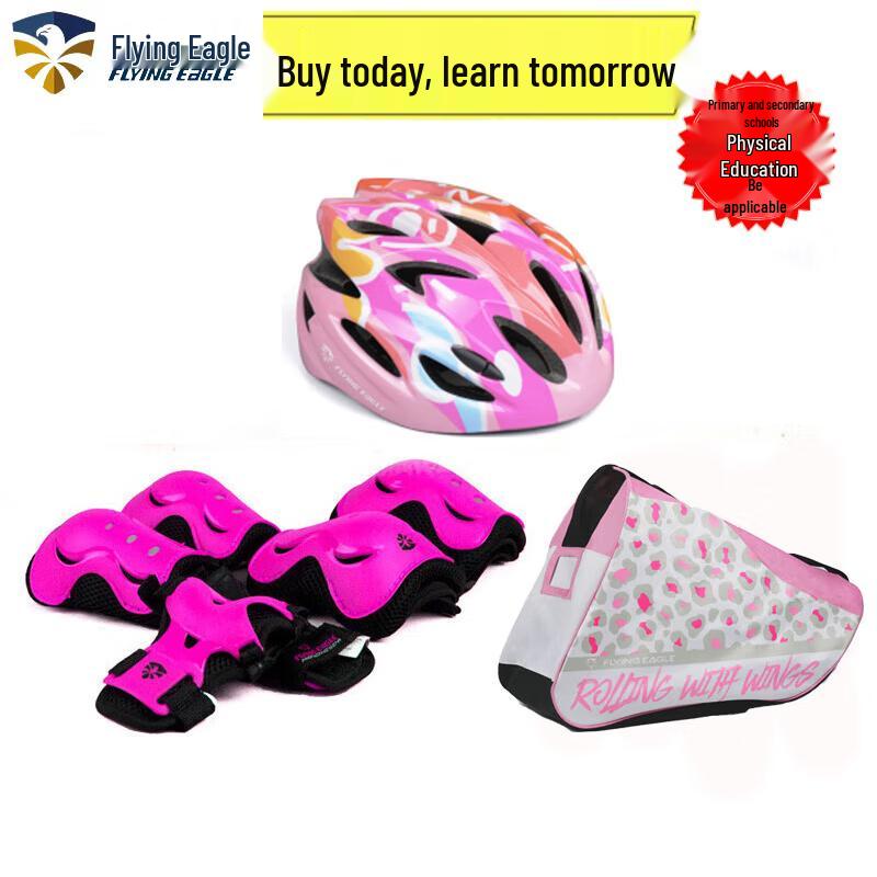 Flying Eagle Kids Roller Skating Protective Gear Set M (Height 110-140cm)