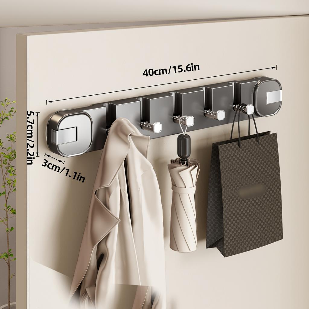 Strong Vacuum Suction Cup Hook, No Punching Hole, Movable Folding Hook Behind The Door, Entrance Coat, Hat, Key, Umbrella Hook