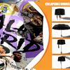 Football team Print Umbrella Automatic Opening/ Closing - Portable Foldable Design - Daily use for Travel/Outdoor - Gift for Birthday