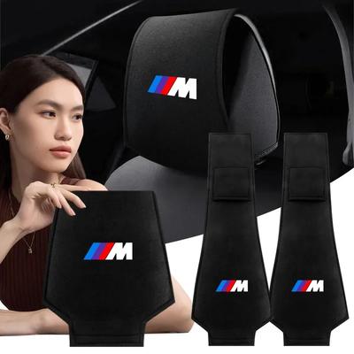 1/2 unidades Accesorios para Coche Fundas Protectoras para Reposacabezas de Asiento Para M X1 X3 X5 X6 X7 E34 E36 E39 E46 F10 F20 Z4 Performance