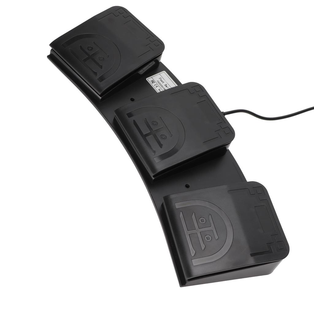 USB Foot Pedal Triple Keys MIDI Controller Mechanical Switch Programmable Computer Keyboard for Playing Games