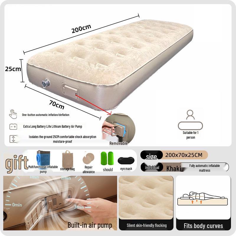 Portable Inflatable Air Mattress for Camping and Home Use