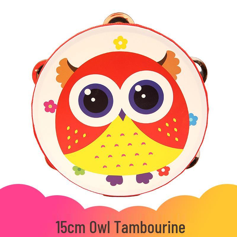 Wooden Tambourine for Early Childhood Music and Dance