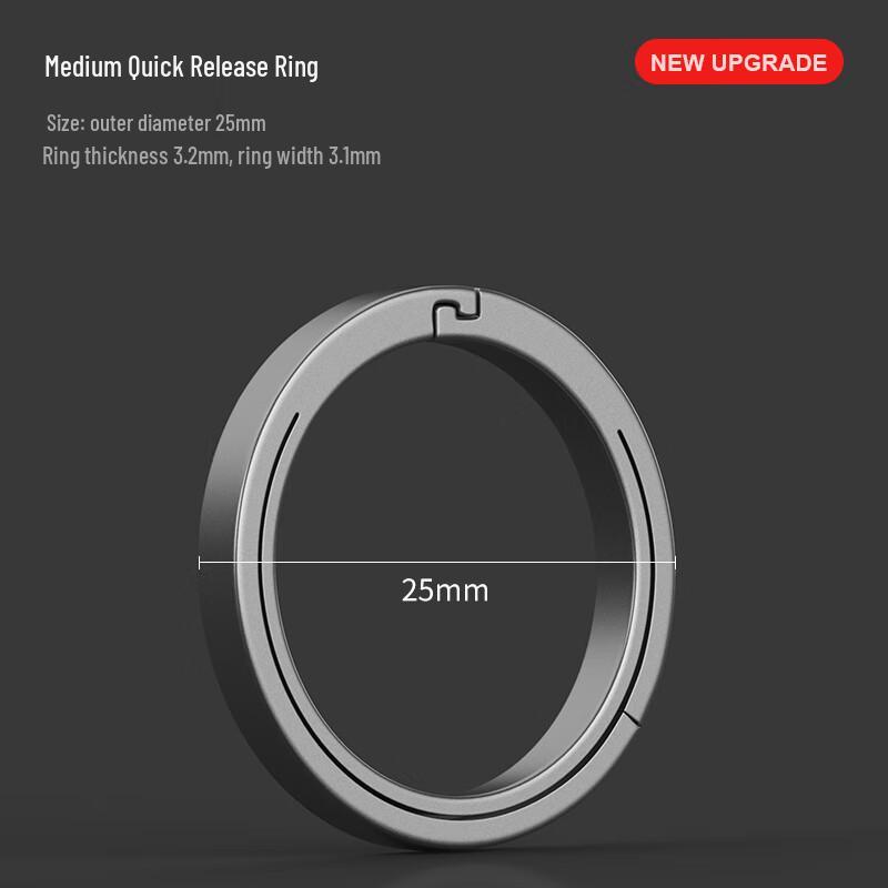 LABEN Titanium Alloy Car Keychain & Key Ring