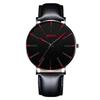 WISH Men's Mesh Band Quartz Fashion Watch - Simple Business Style for Students.