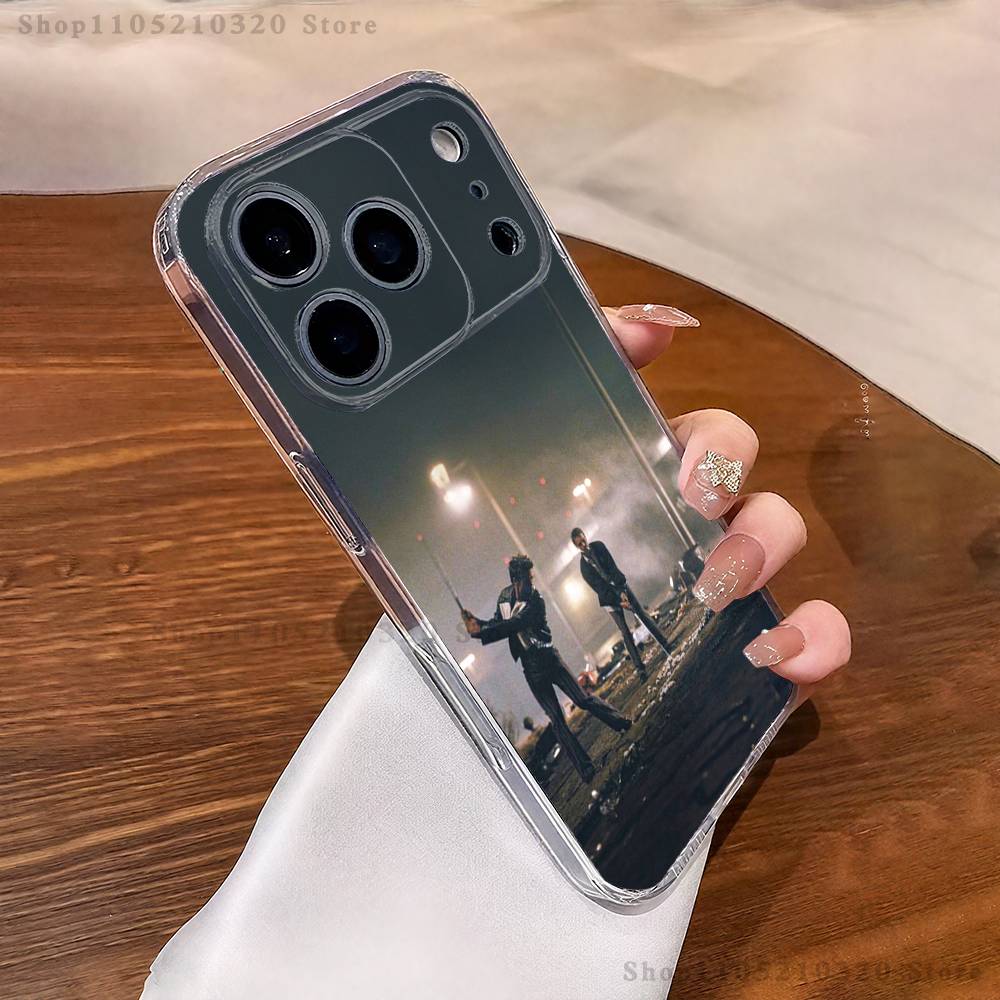 F-Fights C-Club Film Phone Case For iPhone 17,16,15,14,13,12,11 Pro,Max,Plus,XR,Mini,E Clear Full-coverage Soft Cover