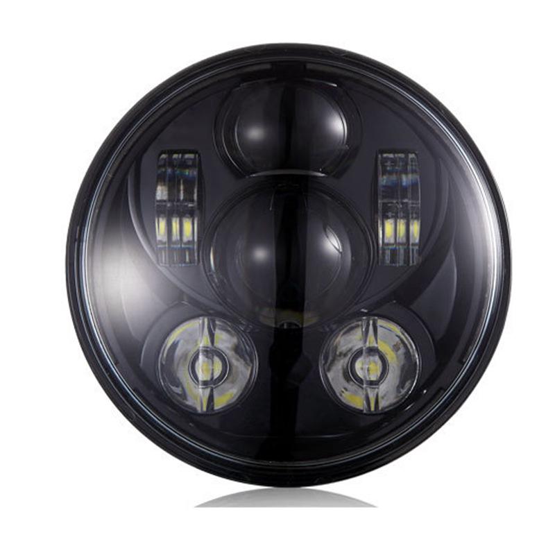 Harley-Compatible 45W 5.75" Motorcycle High/Low Beam Headlight