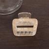 Hair Claw Hollow Square Design Back Head Hair Clip Anti-slip Teeth Strong Grip Shower Hair Clamp Versatile Hair Accessory