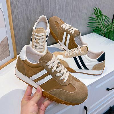 Leather Gump Shoes Spring Shoes German Training Shoes Women's Flat Sports Shoes