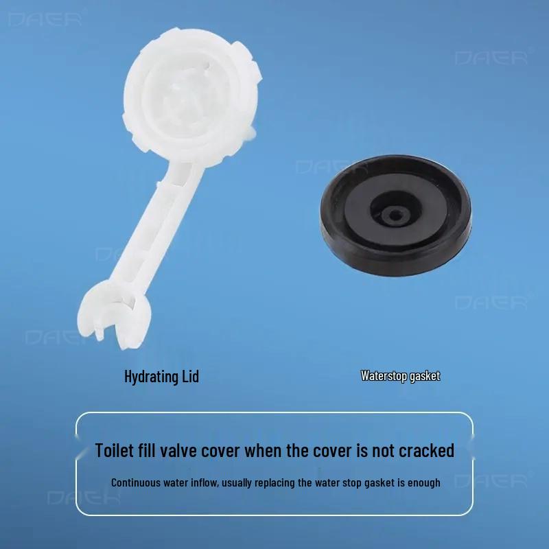 Universal Toilet Inlet & Drain Valve Seal - Silicone Rubber Gasket & Washer Ring
