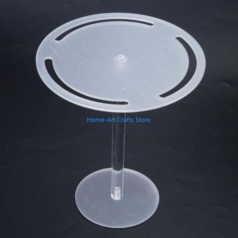 Y3NA Round Acrylic Glasses Display Stand for Sunglasses and Reading Glasses