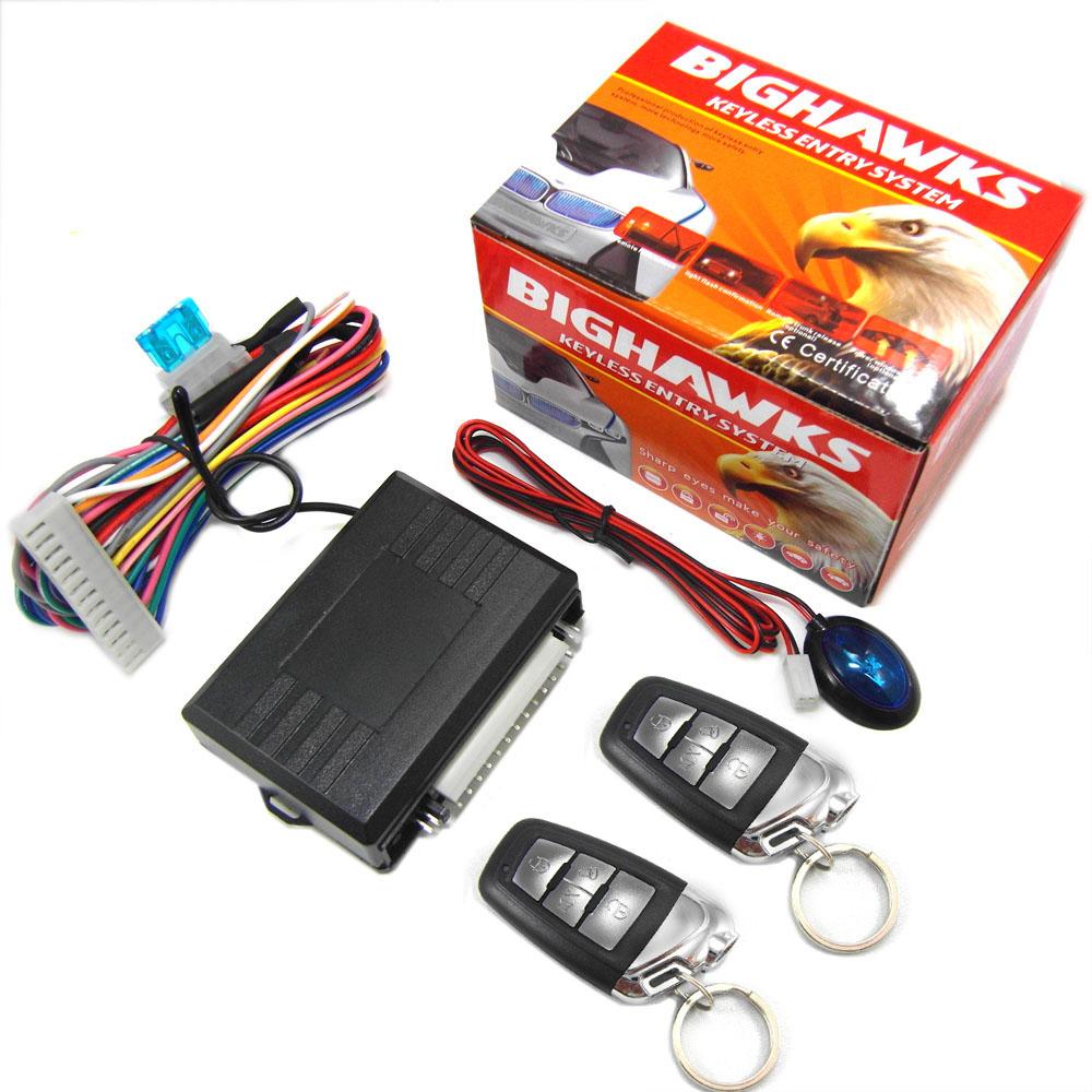 Universal Car Auto Remote Control Central Door Lock Locking Keyless Entry System Kit Remote trunk release lock automatically