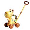 Giraffe Bubble Maker: Children's Push Stroller with Lights