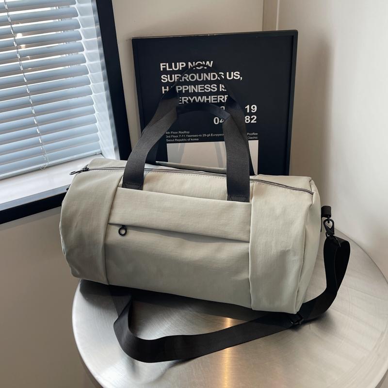 Nylon Reißverschluss Heißer Verkauf Reisetasche Große Kapazität Einfarbig Einfache Mode Schultertasche Weiche Reisen Umhängetasche