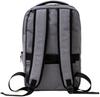 Logo Spark Men's Business Backpack, Slim, Lightweight, with PC Storage, Simple Design, Gray, Medium