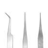 3pcs Stainless Steel Assembly Repair Precision Set Tool Electronic Tweezers Bar Tool
