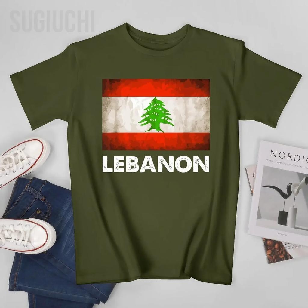 Unisex Unisex Lebanon Lebanese Flag Lebanon Tshirt Tees T Shirts WoUnisex Boys 100 Cotton TShirt
