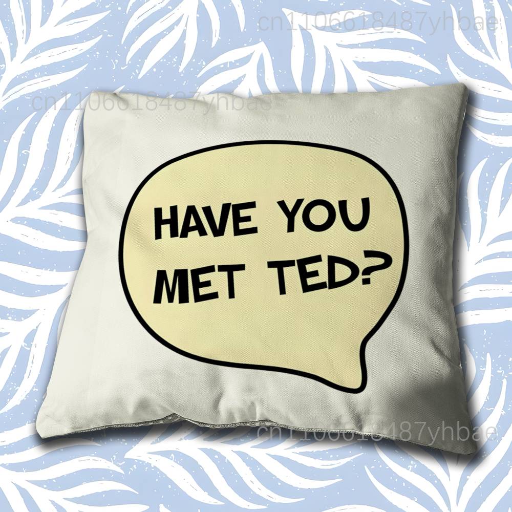 H-How I Met Your Mother Himym Cushion Cover Pillow Cover Decor Pillowcase Printed Cushion Case For Couch