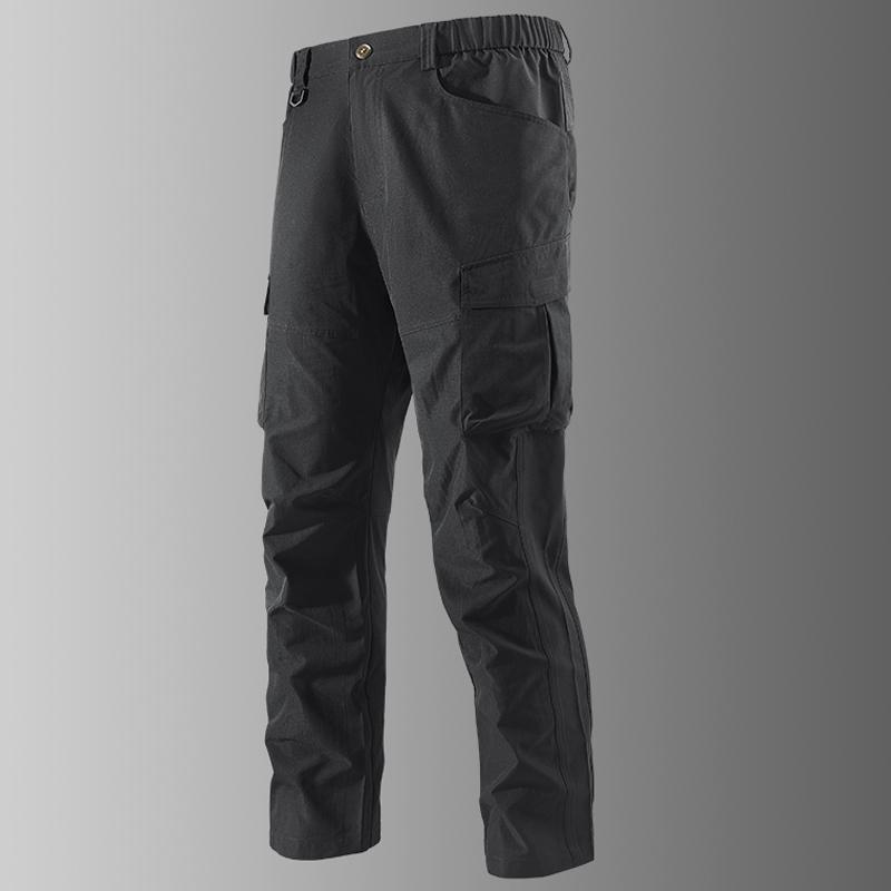 Spring Summer Men's Casual Cargo Pants Workout Joggers Sports Stretch Sweatpants Hiking Tactical Pant with Multi Pockets Trouser