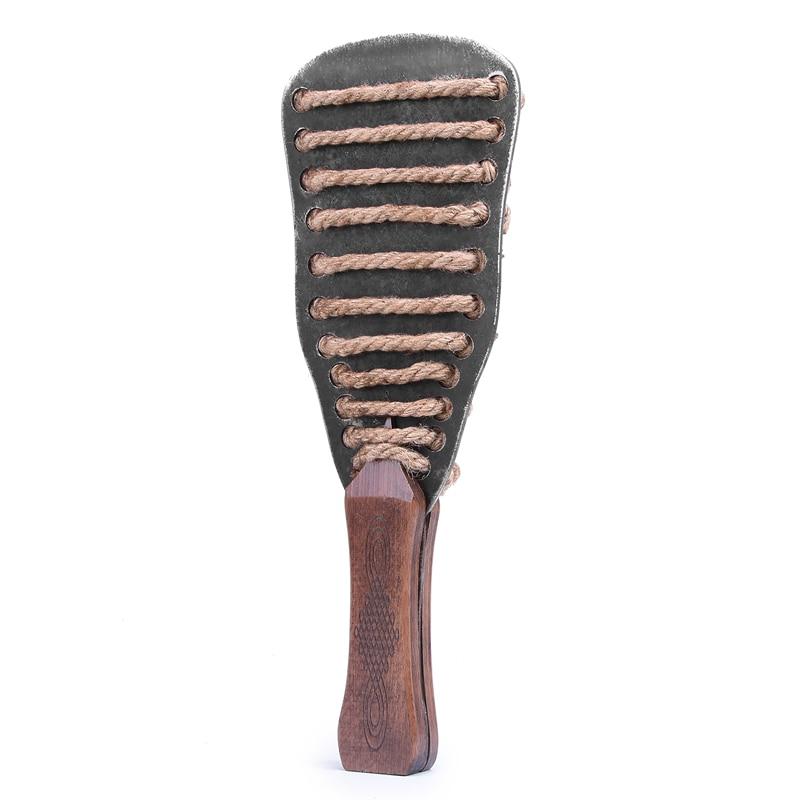Hemp Rope Spanking Paddle Impact Play Kink Fetish Paddles
