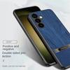 Wood Grain Imitation Phone Case for Samsung Galaxy S24 S23 Ultra S22 S21 Plus Leather Shockproof Protective Cover